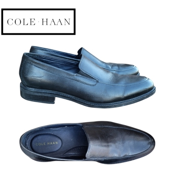 Cole Haan Other - Cole Haan Grand OS Buckland Venetian Lenox Black Leather Loafer On Shoe Men 12